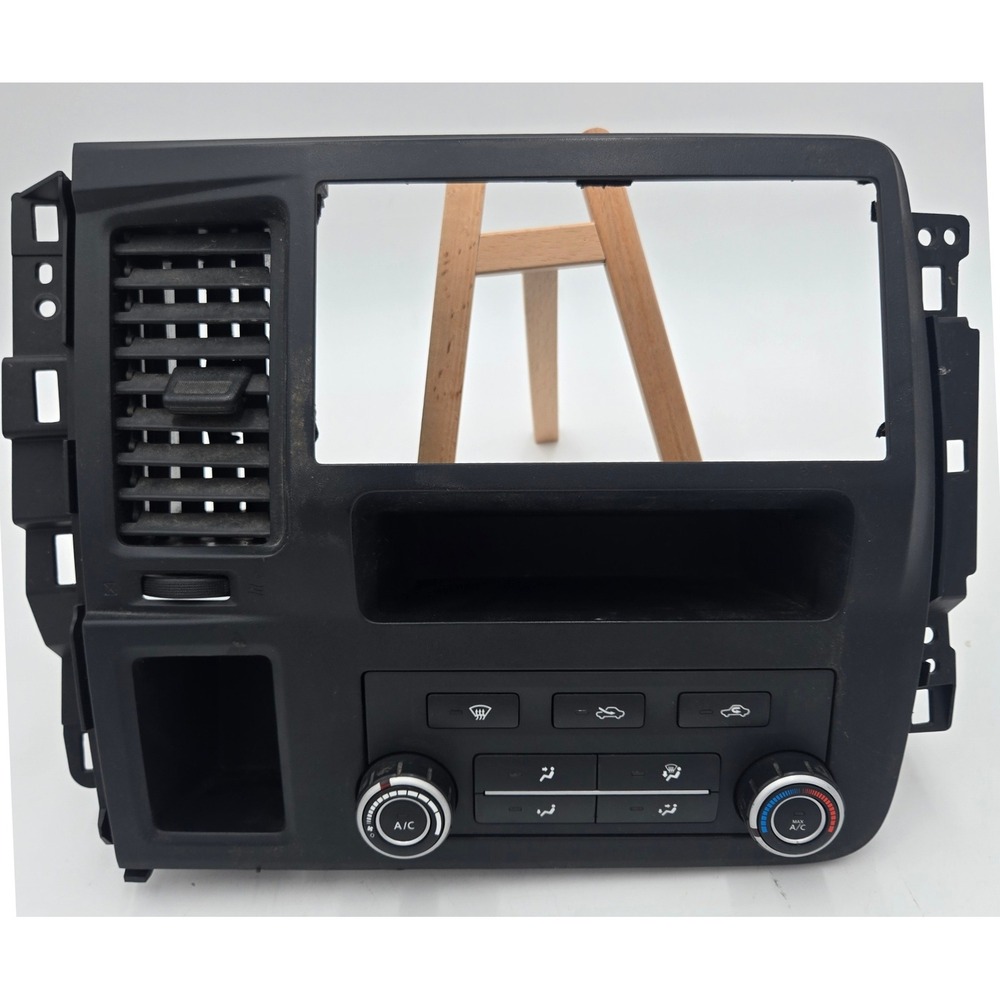 12-21 Nissan NV2500 NV3500 Radio Bezel Heater Climate Control Panel 682609JE0A